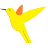Vogel gelb li -